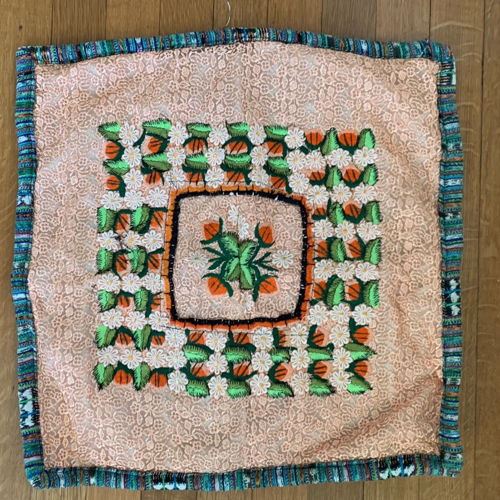Boho style accent pillow case